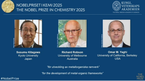 Химийн салбарын Нобелийн шагналтнуудыг зарлалаа